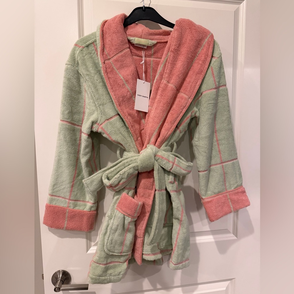 Cozy Earth Windowpane Resort Robe